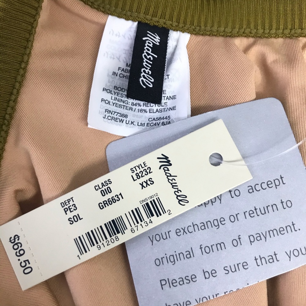Madewell Second Wave Racerback Rib One-Piece Swim - Picture 5 of 6